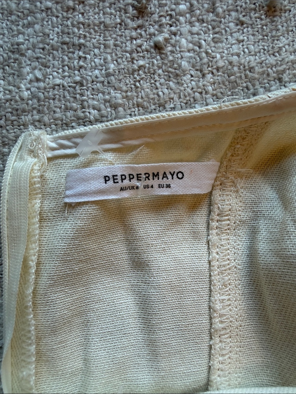 Peppermayo Cream Sleeveless Sundress - Picture 2 of 3